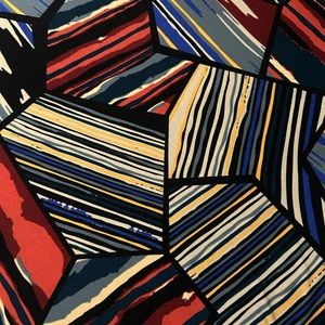 Bright Graphic Print LuLaRoe Maxi Skirt 3x